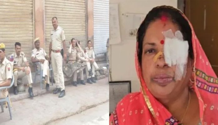 Jodhpur violence: Woman lost vision after Islamists pelted stones as Hindus opposed Eidgah gate opposite Hanuman Mandir