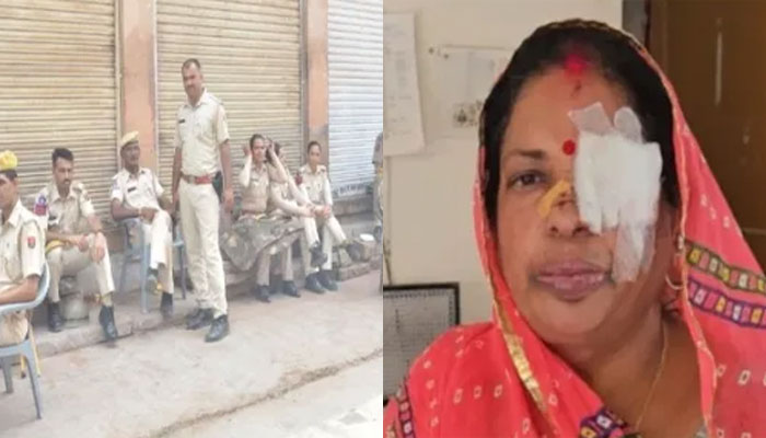 Jodhpur: Violence erupts after radical Islamists tried opening second gate of Eidgah in front of a Hanuman Mandir, Hindu woman loses eye