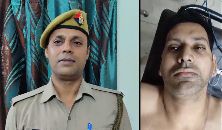Aligarh: Constable killed and Sub-Inspector injured by a single bullet after jammed service pistol fired accidentally during a raid