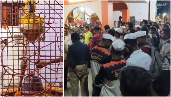Thane: Hindus organize Maha-arti in protest after woman molested by Shehzad Sheikh, victim sought shelter at Shiv temple where Muslims entered with shoes