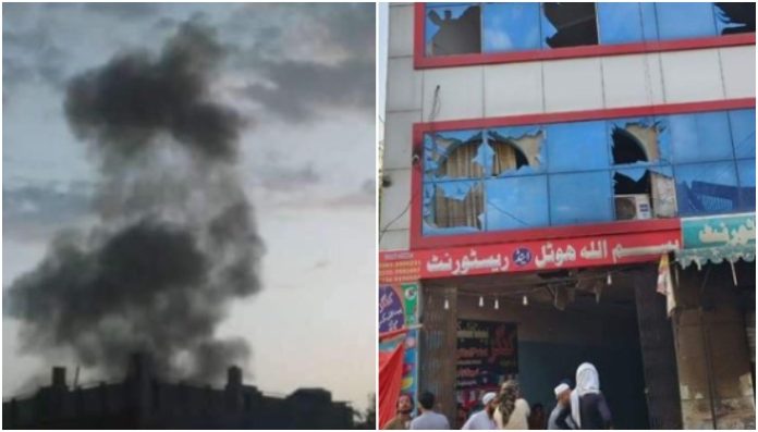 Bannu Cantt in Pakistan's Khyber Pakhtunkhwa attacked by bombers, Tehrik-i-Taliban Pakistan's faction Jaish Fursan-e-Muhammad claims responsibility