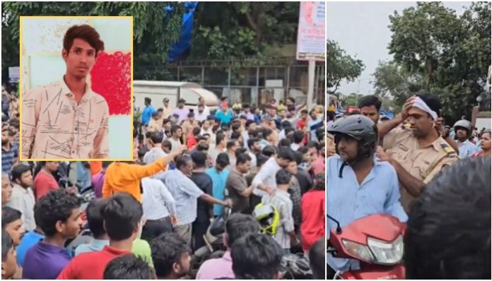 Mumbai: Chaos at funeral of RSS worker Arvind who was stabbed to death by Niyaz, Arif; policeman injured in alleged stone pelting incident, video viral