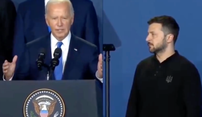 Biden calls Zelenskyy as President Putin at NATO event
