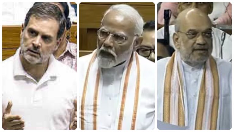 Rahul Gandhi targets Hindus in Lok Sabha, says those who call themselves Hindus only talk about violence: PM Modi, Amit Shah lash out. Here is what they said
