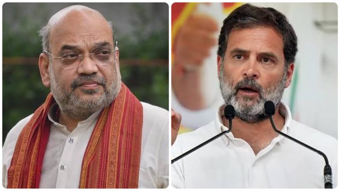 Amit Shah Rahul Gandhi