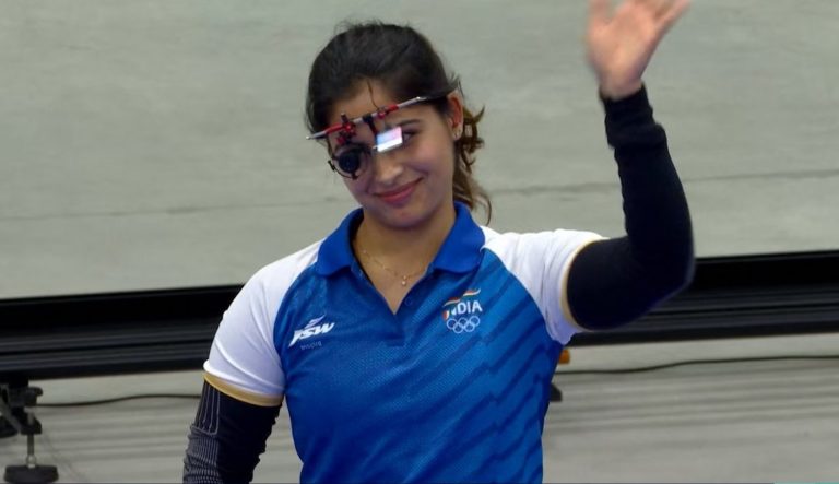 Manu Bhaker scripts history by winning bronze in 10m air pistol, becomes first India woman to win medal in shooting at Olympics