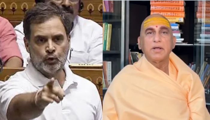 “By calling Hindus violent, you are defaming and insulting the entire society”: Swami Avdheshanand Giri condemns Rahul Gandhi’s remarks on Hindus