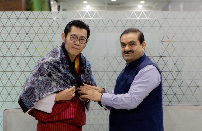 Bhutan King PM Khavda Mundra visit Adani