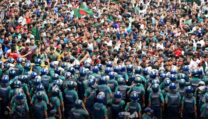 Protests in bangladesh