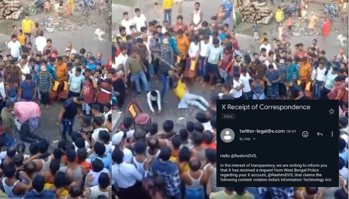 Bengal police threatens action for tweets on the Taliban style flogging of a woman: X users get notices, including for a post about Rajdeep Sardesai’s silence