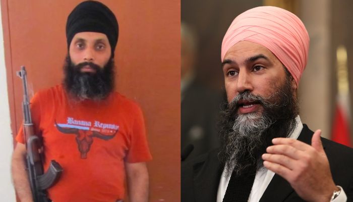 Canadian politician Jagmeet Singh, who had refused to denounce Air India suicide bomber, received donation from terrorist Hardeep Singh Nijjar