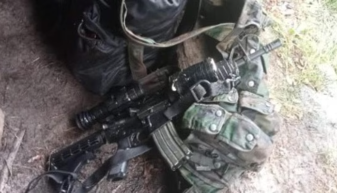 M4 carbine, Chinese steel core bullets used by Pakistan terrorists in Tota Gali attack.