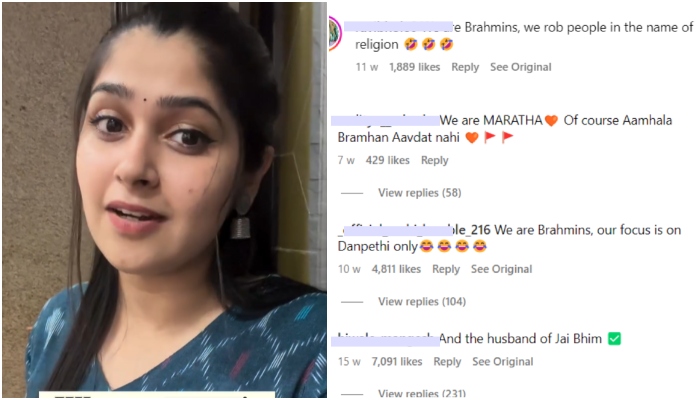 Dehumanising bigotry, casteist slurs, and more: Instagram influencer’s jovial reel about her Brahmin community targeted with hateful posts