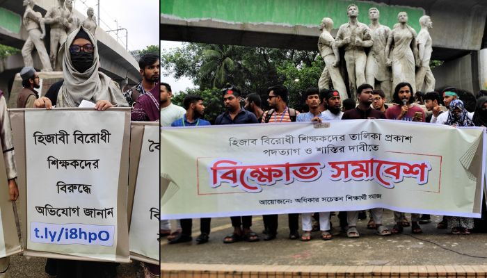 Bangladesh: ‘Student body’ hounds teachers opposed to hijab, unleashes Islamic lynch mob against them by making names public