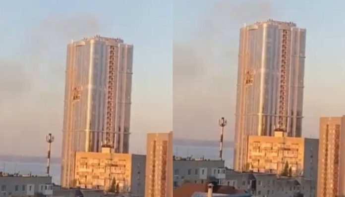 Flights restricted, infrastructure damaged, woman injured as Ukranian drone crashes high rise building in Russia, details