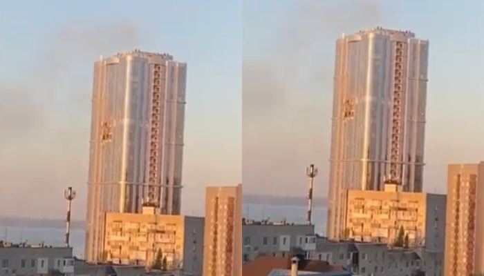 Flights restricted, infrastructure damaged: Ukranian drone crashes into high-rise building in Russia’s Saratov in 9/11 style