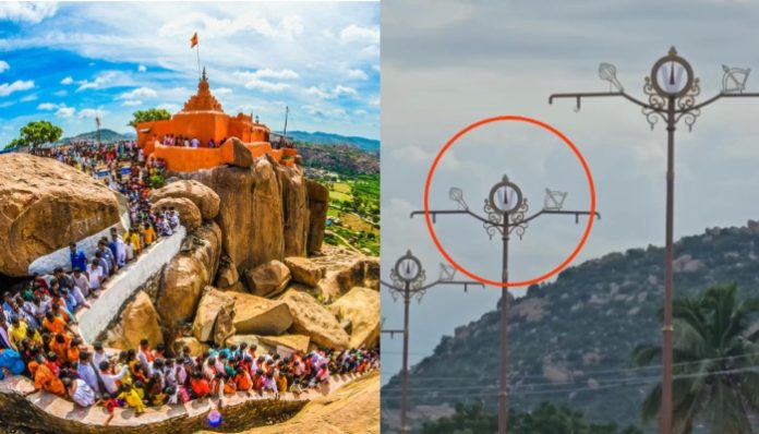 Karnataka: SDPI objects 'Gada', 'Ram Bann' symbols on electric poles on the way to Anjanadri, birthplace of Lord Hanuman; Collector orders removal, details