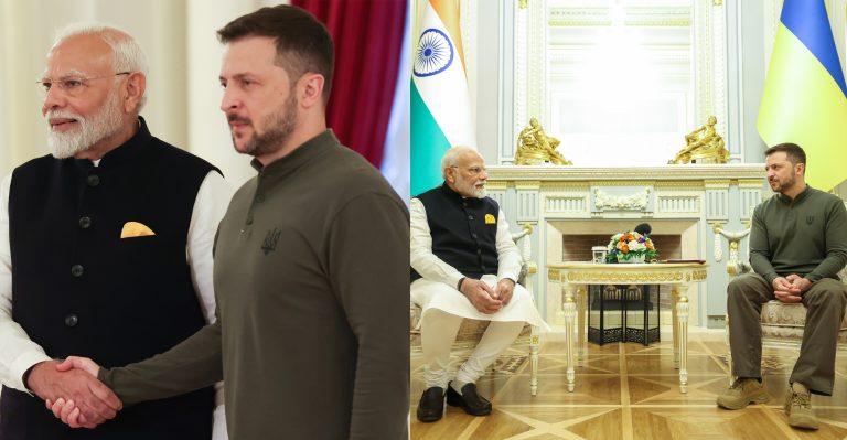 India and Ukraine issue joint statement during PM Modi’s Kyiv visit, reaffirm commitment to further developing bilateral ties
