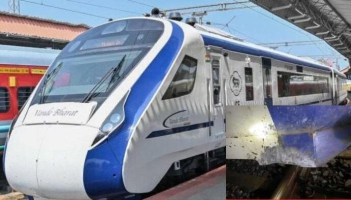 Conspiracy to derail Vande Bharat Express in Rajasthan’s Pali: Miscreants placed cement block on track