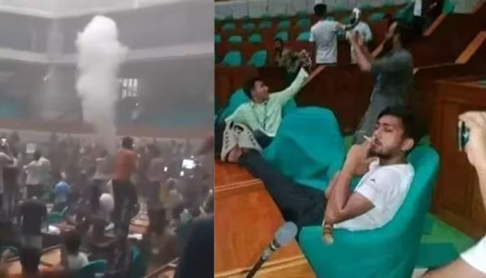 Violent mob storms inside Parliament, indulges in vandalism hours after violent ouster of PM Sheikh Hasina
