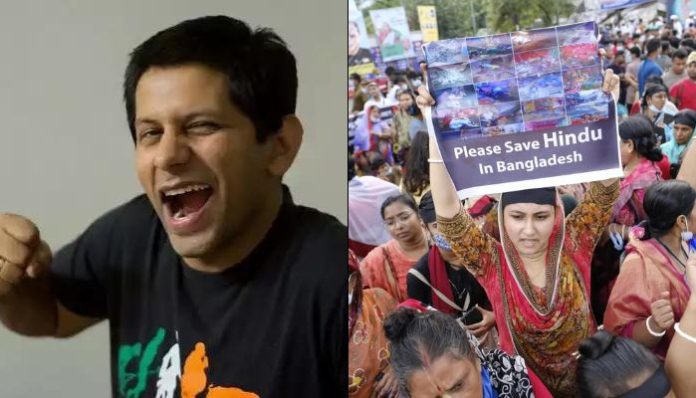 Akash Banerjee, recently invited by US embassy in India, whitewashes Islamist violence against Hindus