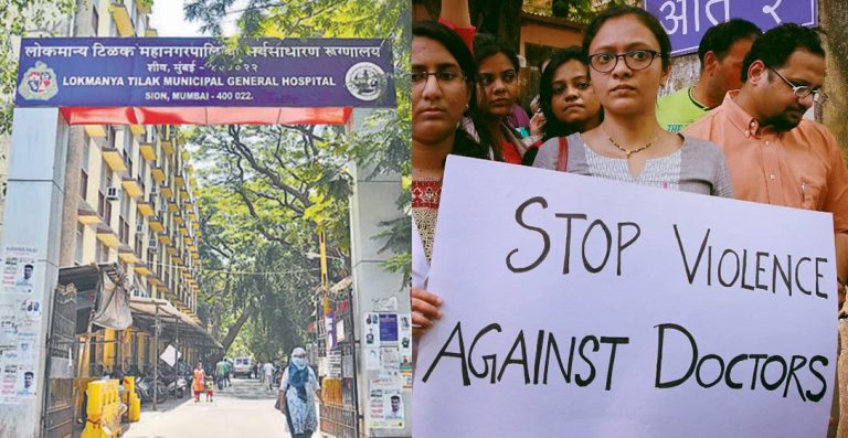 Mumbai: Drunk patient and his family assault woman resident doctor on night duty at Sion Hospital