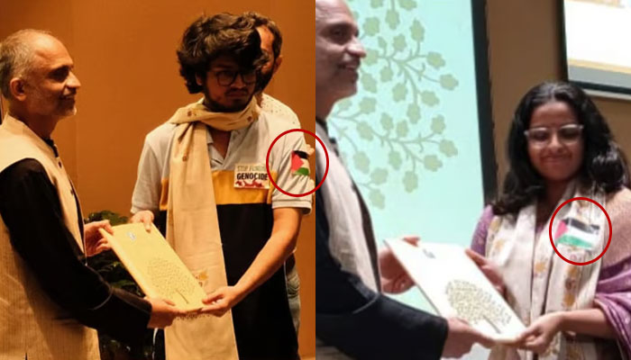 Azim Premji University: Students wear Palestinian flag badges during convocation, demand Wipro sever ties with Israeli Universities and companies