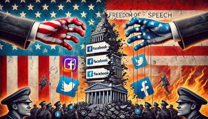 The United States aspires to play the role of a global policeman on freedom of speech and expression.