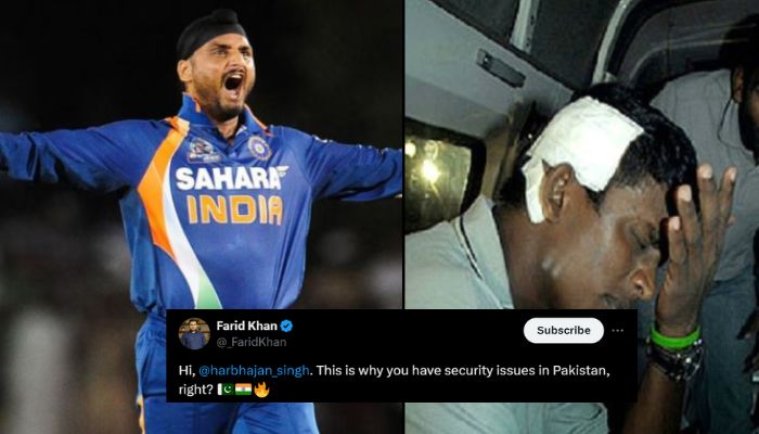 ‘Get the F out of here’: Harbhajan Singh reminds troll how Pakistan is unsafe country for cricketers, highlights terror attack on Sri Lankan players