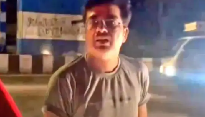 Screengrab of the clip.