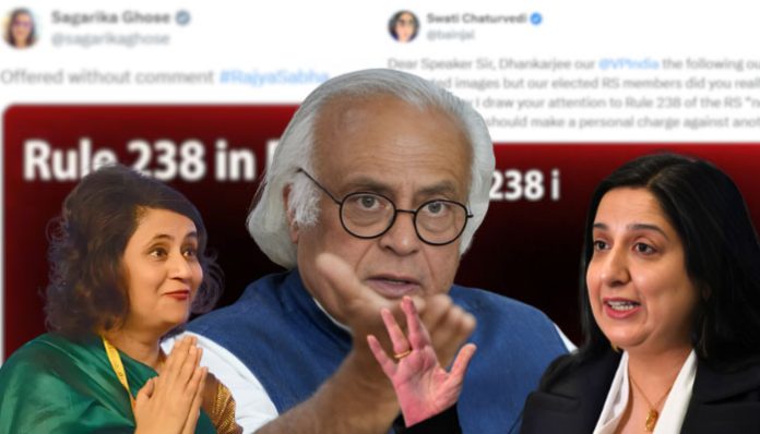 Swati Chaturvedi attacked Sagarika Ghose claiming she stole her exclusive video