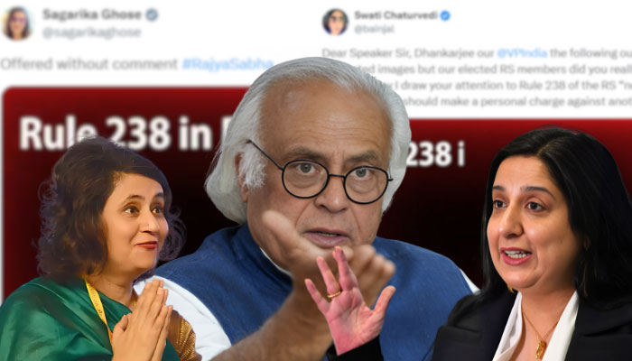 Congress ecosystem up in flames as alleged journalist Swati Chaturvedi calls Rajya Sabha member Sagarika Ghose pathetic and thief, Jairam Ramesh also gets attacked