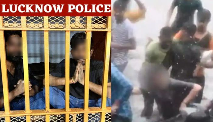 Viral video shows woman being harassed by a large mob of men on a waterlogged road: Lucknow police arrests 2, search on for others