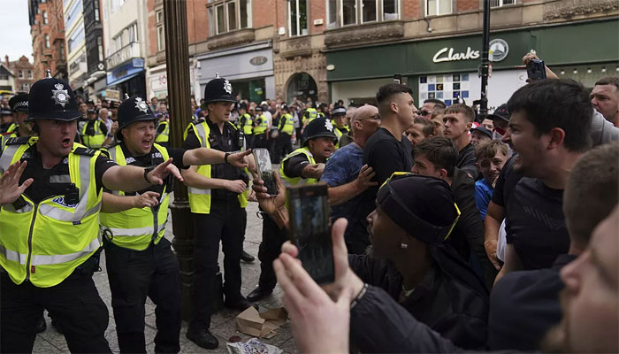 Anti-immigrant protests erupted in the UK following death of three young girls in a stabbing incident