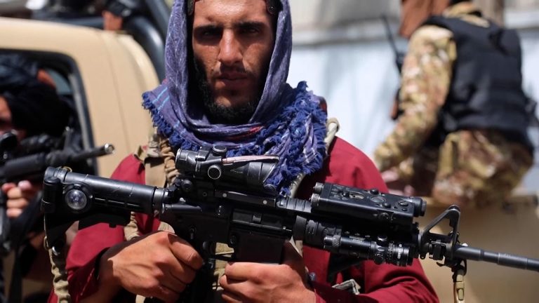 US-made M4 rifles previously used by the Taliban or abandoned by American soldiers recovered during anti-terror ops in Jammu