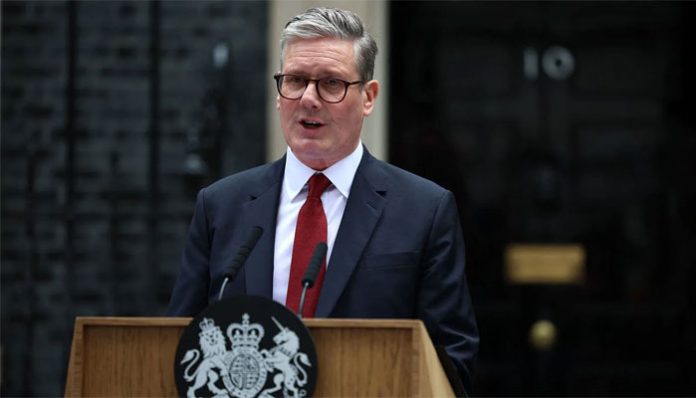 Keir Starmer blamed far-right groups of violence in the Uk