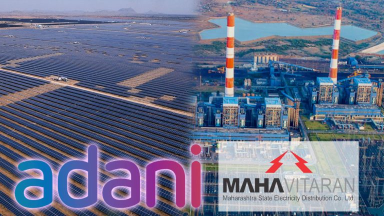 Adani Group wins bid to supply 6600 MW of bundled solar and thermal electricity to Maharashtra for 25 years at ₹4.08 per unit