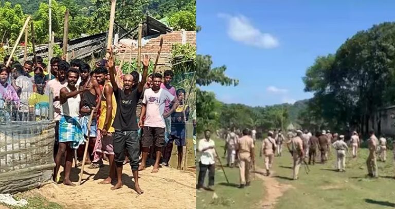 Assam: Several cops and an officer injured in mob attack during eviction drive on encroached land, two attackers Haider Ali and Juwahid Ali killed in police firing