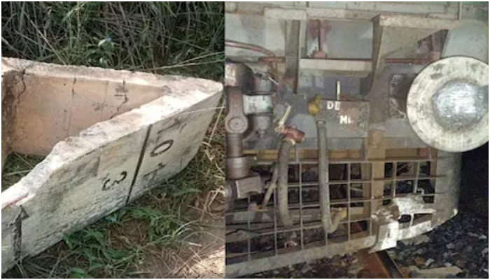 Train sabotage continues: Major train accident averted in Ajmer, Rajasthan, huge concrete block kept on tracks to cause derailment