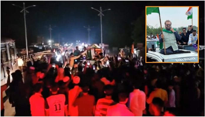 Amidst chants of 'Sar Tan Se Juda', thousands of Muslims march towards Mumbai, block roads, baying for the blood of Ramgiri Maharaj and Nitesh Rane