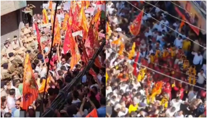 Another protest rocks Himachal Pradesh, protesting Hindu groups demand the demolition of an “illegal” mosque in Kullu, Muslim body denies claims