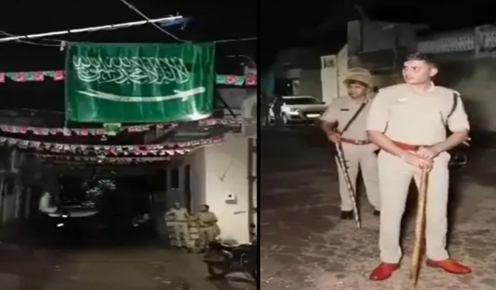 Bharuch, Gujarat: Communal clashes erupt after Muslims forcefully hoist Islamic flags atop Hindu houses during Ganeshotsav celebrations
