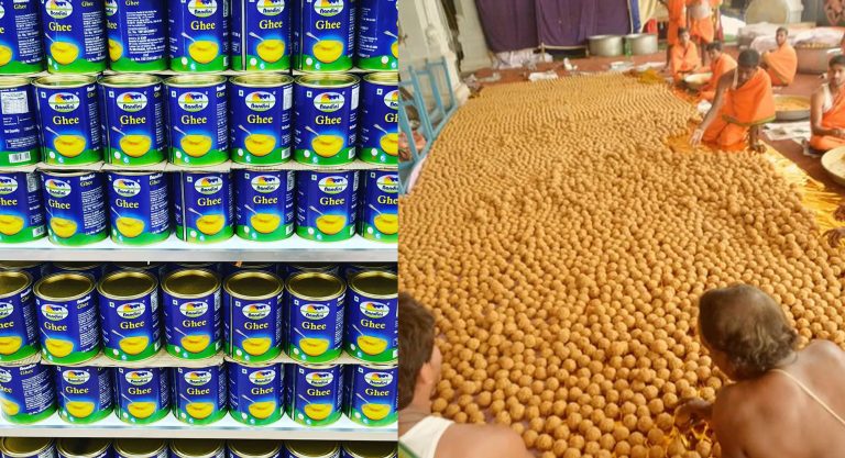 Karnataka Congress govt increased prices for Nandini ghee and a year later, beef fat, pig fat and fish oil found in Tirupati Laddu prasadam: How it all unfolded