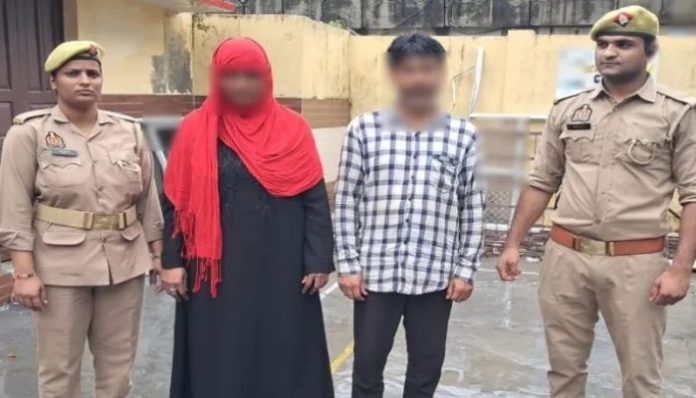 Uttar Pradesh: Hina and her husband Mustafa run a religious conversion racket in guise of their sewing embroidery centre