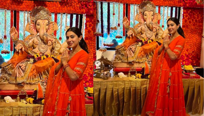 “Kutiya”, “Laanat”, “Shirk”, “Qafir”: Annual ritual of Sara Ali Khan receiving abuses online for celebrating Ganesh Chaturthi continues