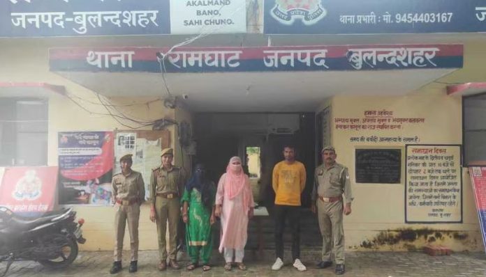 Bulandshahr woman, Police Sub-inspector, and three others booked for demanding extortion from a man by threatening to implicate him in a rape case