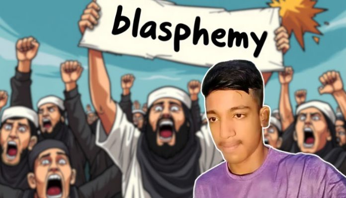 Hindu teenage boy, Utsab Mandal, was brutally assaulted by a mob inside a police station in Khulna, Bangladesh, last week. He has been booked for alleged blasphemy.