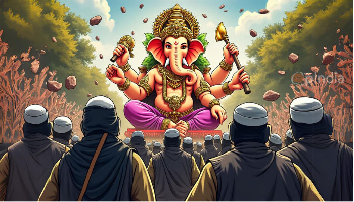 Stone peltings, clashes and more: 17 attacks in 9 days on Hindu celebration of Ganesh Puja by Islamists across India and Bangladesh