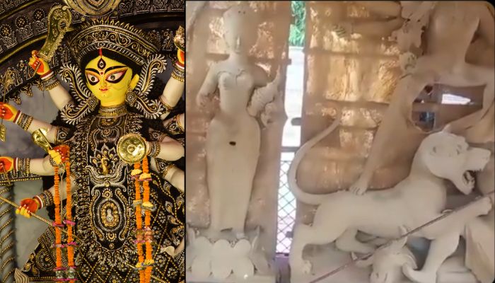 West Bengal: Idols of Goddess Durga and other Hindu deities found desecrated ahead of Puja, BJP shares video
