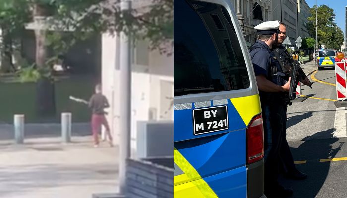 Austrian youth known as Islamist by agencies shot dead after he opened fire near Israeli consulate in Munich on the anniversary of Munich Olympics massacre